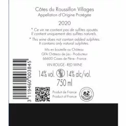 Remise ???? Château de Jau sans sulfites ajoutés, 2020 - Côtes-du-Roussillon-Villages AOP - Rouge - 75 cl ???? 5 Remise ???? Château de Jau sans sulfites ajoutés, 2020 - Côtes-du-Roussillon-Villages AOP - Rouge - 75 cl ???? -Vins Rouges Soldes 3119460003845 2