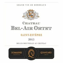 Coupon ???? Château Bel-Air Ortet, 2018 - Saint-Estèphe A.O.C. - Rouge - 75 cl ???? 7 Coupon ???? Château Bel-Air Ortet, 2018 - Saint-Estèphe A.O.C. - Rouge - 75 cl ???? -Vins Rouges Soldes 3176481016186 3