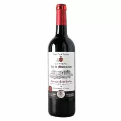 Meilleure affaire ???? Château Lys de Maisonneuve, 2016 - Montagne-Saint-Emilion AOP - Rouge - 75 cl- étiquette abîmée ⭐