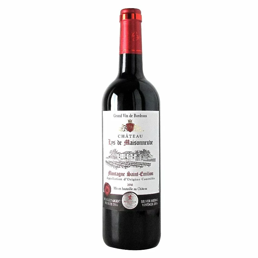Meilleure affaire ???? Château Lys de Maisonneuve, 2016 - Montagne-Saint-Emilion AOP - Rouge - 75 cl- étiquette abîmée ⭐ 3 Meilleure affaire ???? Château Lys de Maisonneuve, 2016 - Montagne-Saint-Emilion AOP - Rouge - 75 cl- étiquette abîmée ⭐