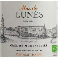Top 10 ???? Mas de Lunès BIO, 2019 - Languedoc Grés de Montpellier AOP - Rouge - 75 cl ???? 11 Top 10 ???? Mas de Lunès BIO, 2019 - Languedoc Grés de Montpellier AOP - Rouge - 75 cl ???? -Vins Rouges Soldes 3186127774776 3