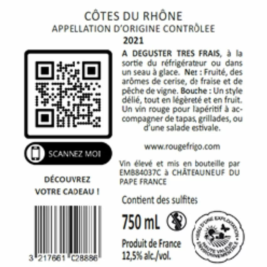 Les meilleures critiques de ⭐ Laurent Brotte Rouge Frigo, 2021 - Côtes du Rhône AOP - Rouge - 75 cl ???? 4 Les meilleures critiques de ⭐ Laurent Brotte Rouge Frigo, 2021 - Côtes du Rhône AOP - Rouge - 75 cl ???? – Image 2