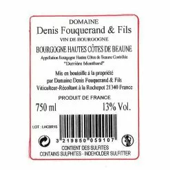 De gros ???? Domaine Denis Fouquerand & Fils Derrière Montbard BIO, 2020 - Bourgogne Hautes-Côtes de Beaune AOP - Rouge - 75 cl ???? 6 De gros ???? Domaine Denis Fouquerand & Fils Derrière Montbard BIO, 2020 - Bourgogne Hautes-Côtes de Beaune AOP - Rouge - 75 cl ???? -Vins Rouges Soldes 3219850059107 2