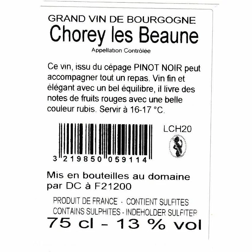 Tout neuf ⌛ Domaine Jacqueline Frachet Vieilles Vignes, 2020 - Chorey-les-Beaunes AOP - Rouge - 75 cl ???? 4 Tout neuf ⌛ Domaine Jacqueline Frachet Vieilles Vignes, 2020 - Chorey-les-Beaunes AOP - Rouge - 75 cl ???? – Image 2