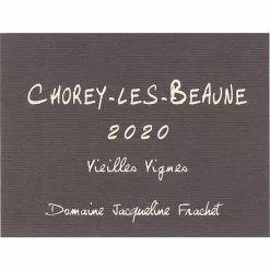 Tout neuf ⌛ Domaine Jacqueline Frachet Vieilles Vignes, 2020 - Chorey-les-Beaunes AOP - Rouge - 75 cl ???? 7 Tout neuf ⌛ Domaine Jacqueline Frachet Vieilles Vignes, 2020 - Chorey-les-Beaunes AOP - Rouge - 75 cl ???? -Vins Rouges Soldes 3219850059114 3