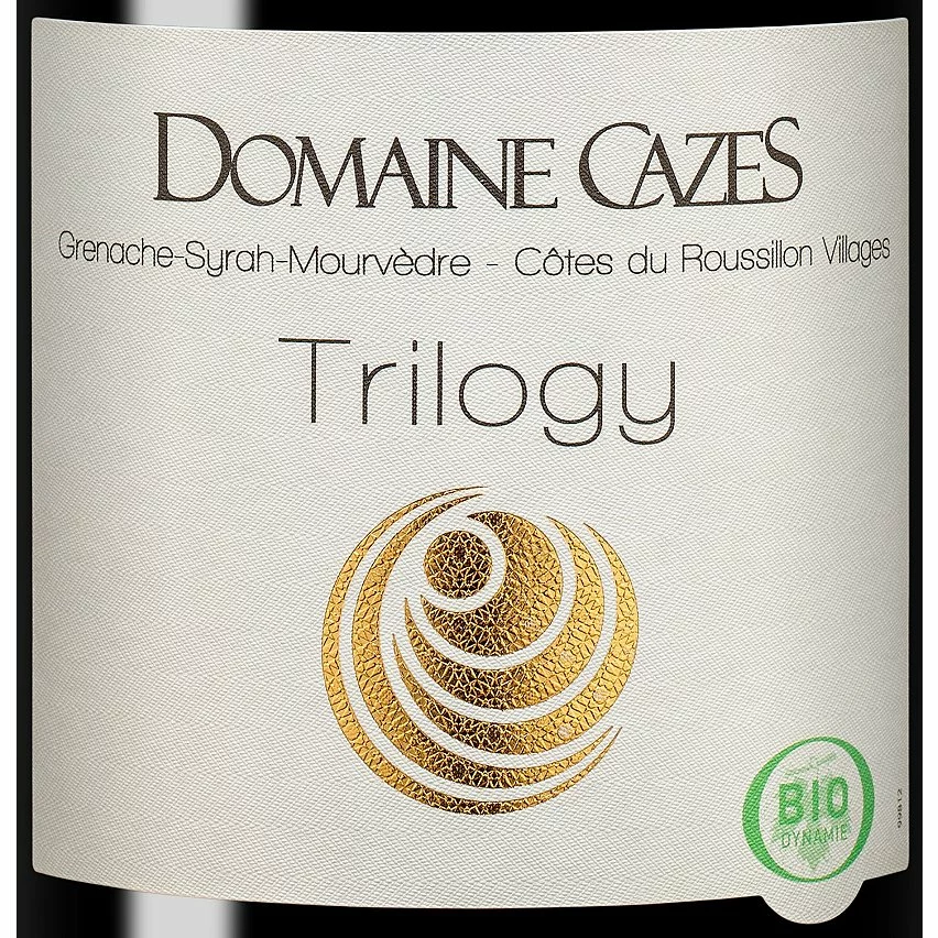 Promo ???? Domaine Cazes Trilogy BIO, 2021 - Côtes-du-Roussillon-Villages AOP - Rouge - 75 cl ❤️ 5 Promo ???? Domaine Cazes Trilogy BIO, 2021 - Côtes-du-Roussillon-Villages AOP - Rouge - 75 cl ❤️ – Image 3