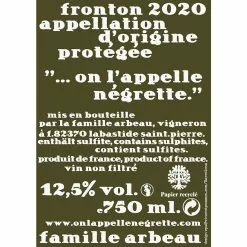 Nouveau ???? On l'appelle, 2020 - Fronton AOP - Rouge - 75 cl ???? 5 Nouveau ???? On l'appelle, 2020 - Fronton AOP - Rouge - 75 cl ???? -Vins Rouges Soldes 3252987100038 2