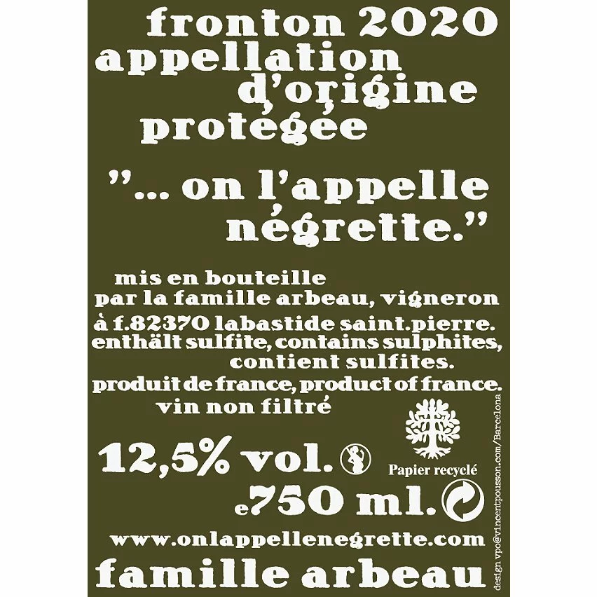 Nouveau ???? On l'appelle, 2020 - Fronton AOP - Rouge - 75 cl ???? 4 Nouveau ???? On l'appelle, 2020 - Fronton AOP - Rouge - 75 cl ???? – Image 2