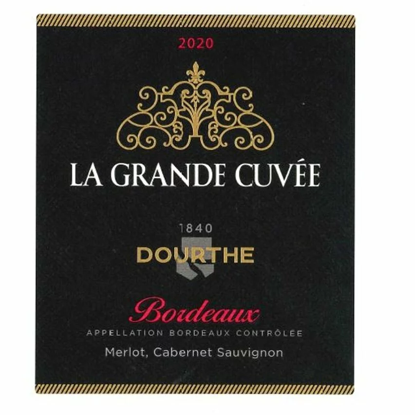 Offres ???? Dourthe La Grande Cuvée, 2019 - Bordeaux AOP - Rouge - 75 cl - étiquette abîmée ???? 5 Offres ???? Dourthe La Grande Cuvée, 2019 - Bordeaux AOP - Rouge - 75 cl - étiquette abîmée ???? – Image 3