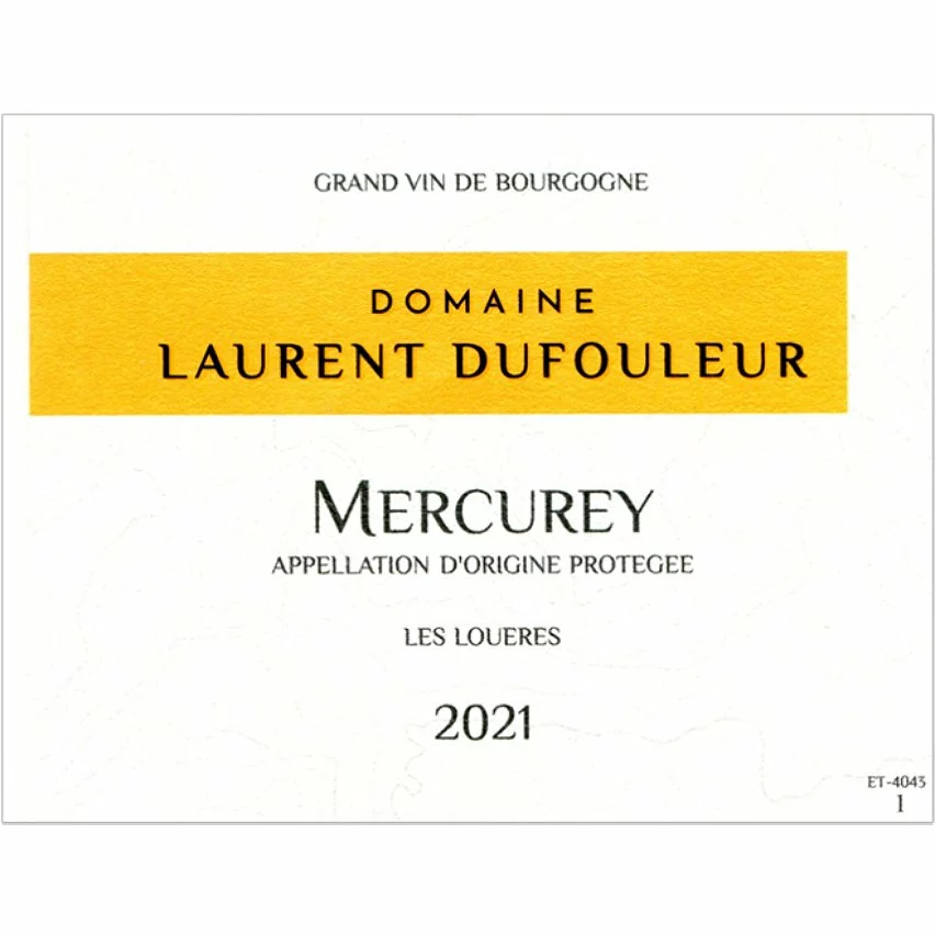 Nouveau ???? Domaine Laurent Dufouleur Les Louères, 2021 - Mercurey AOP - Rouge - 75 cl ???? 5 Nouveau ???? Domaine Laurent Dufouleur Les Louères, 2021 - Mercurey AOP - Rouge - 75 cl ???? – Image 3