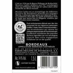 Promo ???? Magnum Mouton Cadet, 2020 - Bordeaux AOP - Rouge - 150 cl ???? 6 Promo ???? Magnum Mouton Cadet, 2020 - Bordeaux AOP - Rouge - 150 cl ???? -Vins Rouges Soldes 3262151637154 2