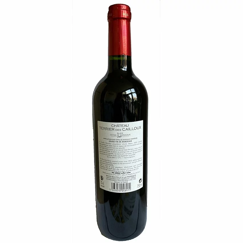 Offres ???? Château Terrier des Cailloux, 2018 - Blaye Côtes de Bordeaux AOP - Rouge - 75 cl ???? 4 Offres ???? Château Terrier des Cailloux, 2018 - Blaye Côtes de Bordeaux AOP - Rouge - 75 cl ???? – Image 2