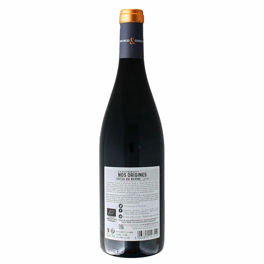 Promo ???? Nos origines, 2020 - Côtes du Rhône AOP - Rouge - 75 cl ???? 4 Promo ???? Nos origines, 2020 - Côtes du Rhône AOP - Rouge - 75 cl ???? – Image 2