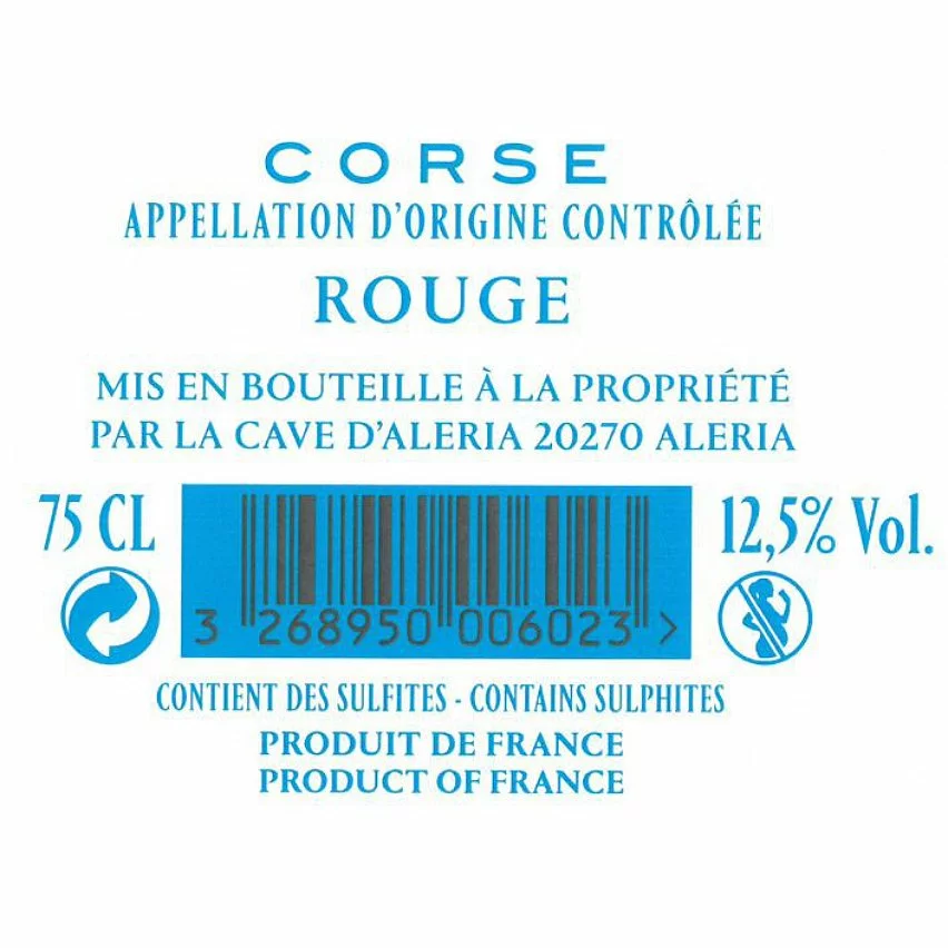 Bon marché ???? Alalia - Vin de Corse ou Corse AOP - Rouge - 75 cl ???? 4 Bon marché ???? Alalia - Vin de Corse ou Corse AOP - Rouge - 75 cl ???? – Image 2