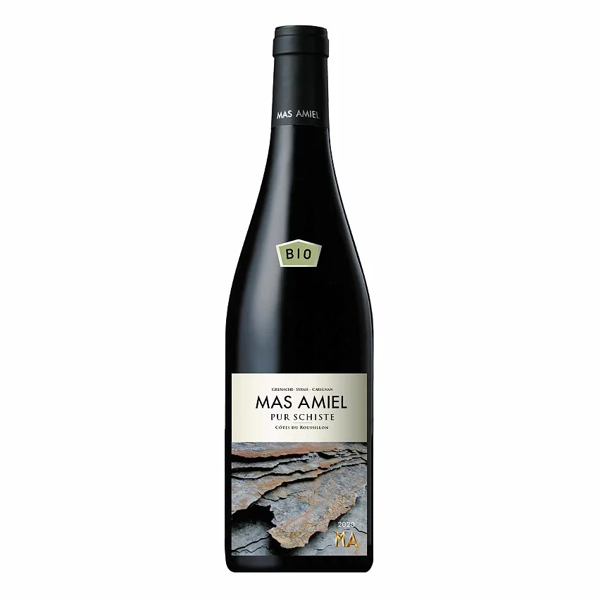 Grosses soldes ???? Mas Amiel Pur Schiste BIO, 2020 - Côtes-du-Roussillon AOP - Rouge - 75 cl - étiquette abîmée ???? 3 Grosses soldes ???? Mas Amiel Pur Schiste BIO, 2020 - Côtes-du-Roussillon AOP - Rouge - 75 cl - étiquette abîmée ????