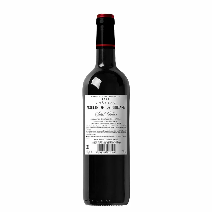 Tout neuf ???? Château Moulin de la Bridane, 2019 - Saint-Julien AOC - Rouge - 75 cl ???? 4 Tout neuf ???? Château Moulin de la Bridane, 2019 - Saint-Julien AOC - Rouge - 75 cl ???? – Image 2