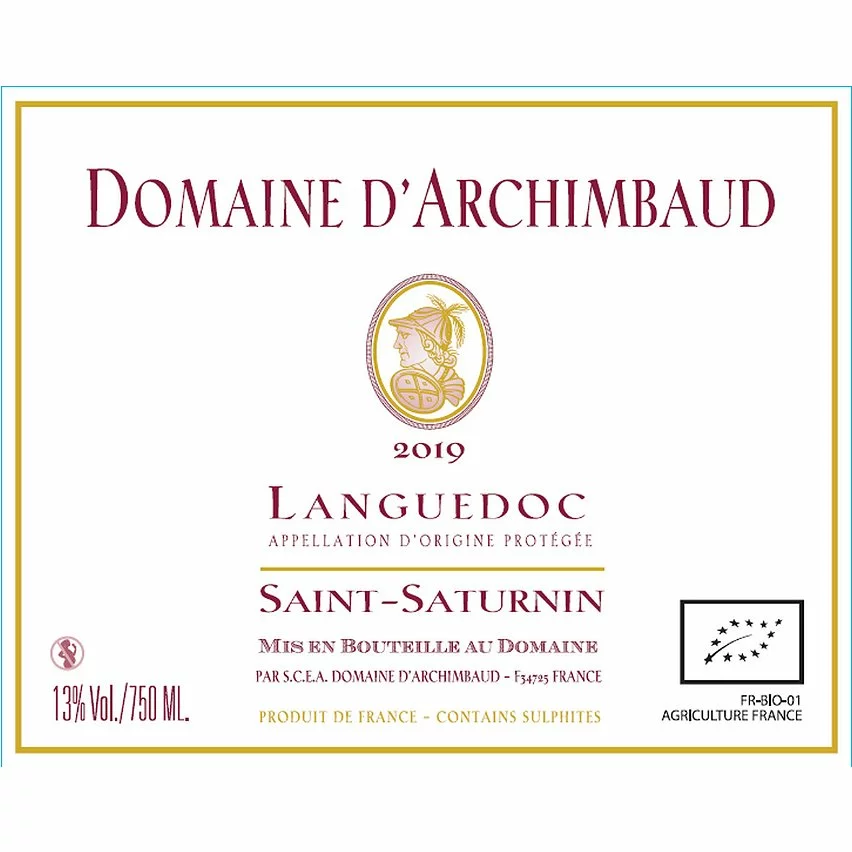 Meilleur prix ⌛ Domaine d'Archimbaud BIO, 2019 - Languedoc AOC - Rouge - 75 cl ???? 4 Meilleur prix ⌛ Domaine d'Archimbaud BIO, 2019 - Languedoc AOC - Rouge - 75 cl ???? – Image 2
