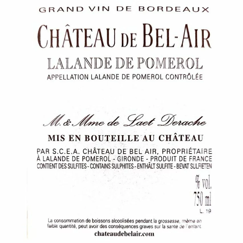 Sortie ???? Château De Bel-Air, 2020 - Lalande de Pomerol AOP - Rouge - 75 cl ???? 4 Sortie ???? Château De Bel-Air, 2020 - Lalande de Pomerol AOP - Rouge - 75 cl ???? – Image 2