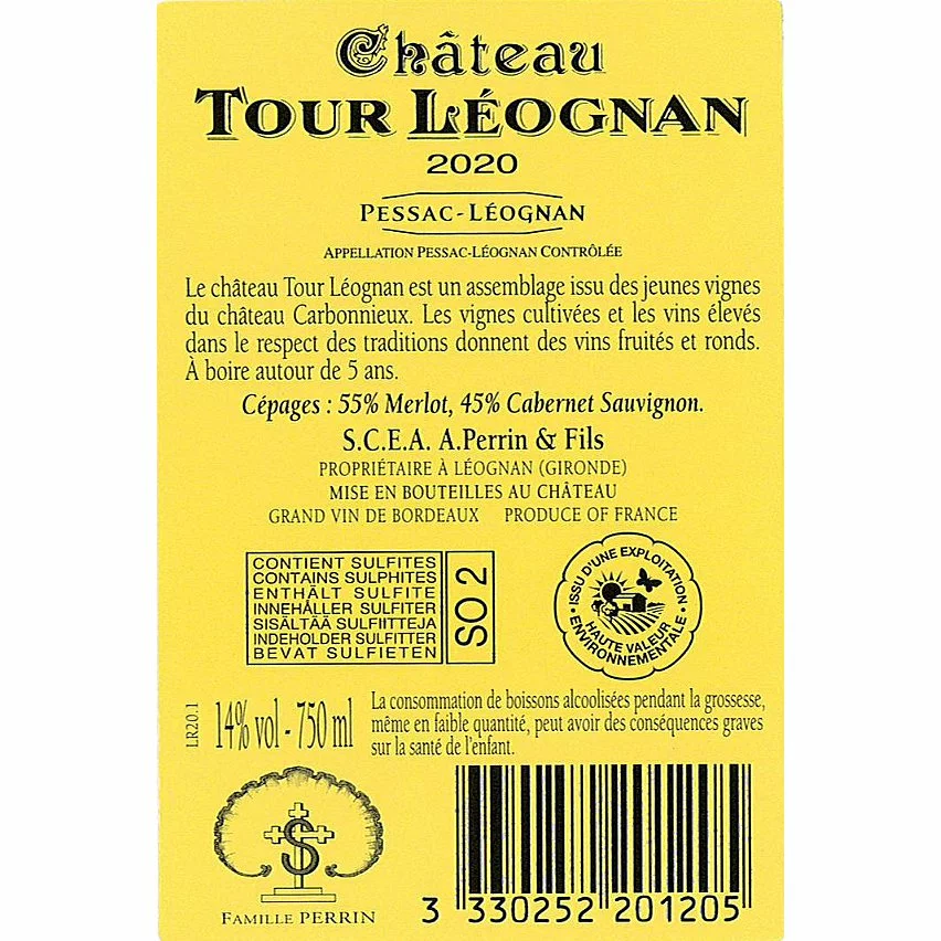 Coupon ???? Château Tour Léognan, 2020 - Pessac-Léognan AOP - Rouge - 75 cl ???? 4 Coupon ???? Château Tour Léognan, 2020 - Pessac-Léognan AOP - Rouge - 75 cl ???? – Image 2