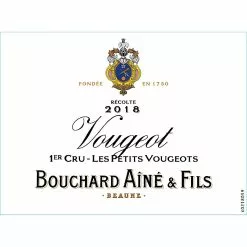 Budget ???? Bouchard Aîné & Fils, 2018 - Vougeot 1er Cru AOP - Rouge - 75 cl ???? -Vins Rouges Soldes 3340180011920 3