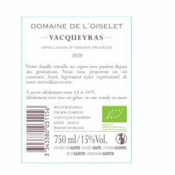 Les meilleures critiques de ???? Domaine de l'Oiselet BIO, 2020 - Vacqueyras AOP - Rouge - 75 cl ???? 5 Les meilleures critiques de ???? Domaine de l'Oiselet BIO, 2020 - Vacqueyras AOP - Rouge - 75 cl ???? -Vins Rouges Soldes 3343380031156 2