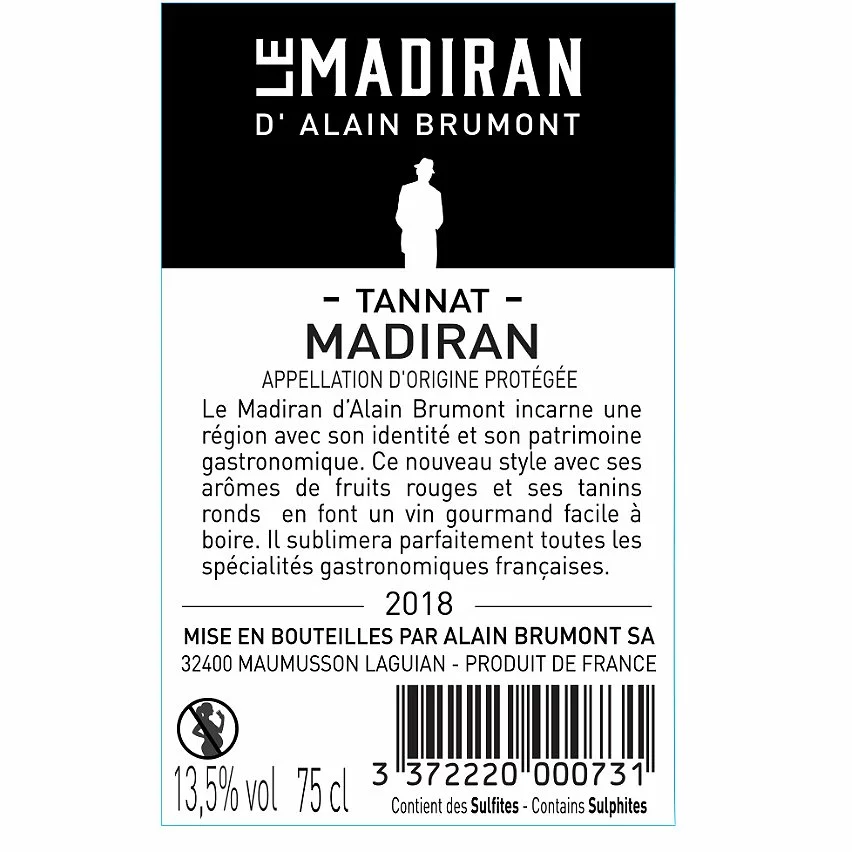 Top 10 ???? Le Madiran d'Alain Brumont, 2018 - Madiran A.O.P. - Rouge - 75 cl ⭐ 4 Top 10 ???? Le Madiran d'Alain Brumont, 2018 - Madiran A.O.P. - Rouge - 75 cl ⭐ – Image 2