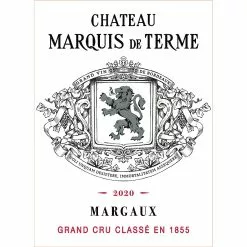 Budget ???? Château Marquis de Terme, 2020 - Margaux AOP - Rouge - 75 cl ✨ 7 Budget ???? Château Marquis de Terme, 2020 - Margaux AOP - Rouge - 75 cl ✨ -Vins Rouges Soldes 3378281202008 3