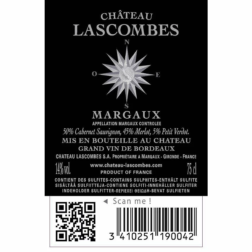Top 10 ???? Château de Lascombes, 2019 - Margaux AOP - Rouge - 75 cl ???? 4 Top 10 ???? Château de Lascombes, 2019 - Margaux AOP - Rouge - 75 cl ???? – Image 2