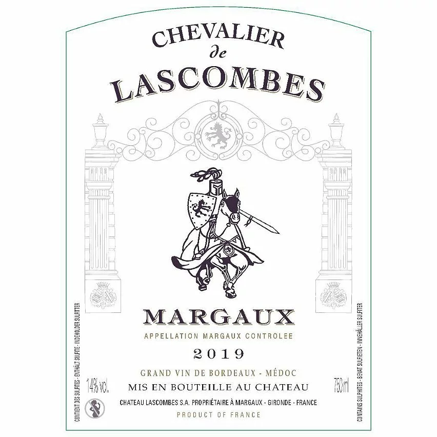 De gros ???? Chevalier de Lascombes, 2019 - Margaux AOP - Rouge - 75 cl ???? 4 De gros ???? Chevalier de Lascombes, 2019 - Margaux AOP - Rouge - 75 cl ???? – Image 2