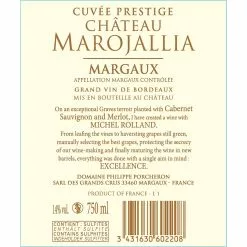 Grosses soldes ⌛ Château Marojallia, 2020 - Margaux AOP - Rouge - 75 cl ✨ -Vins Rouges Soldes 3431630602208 2