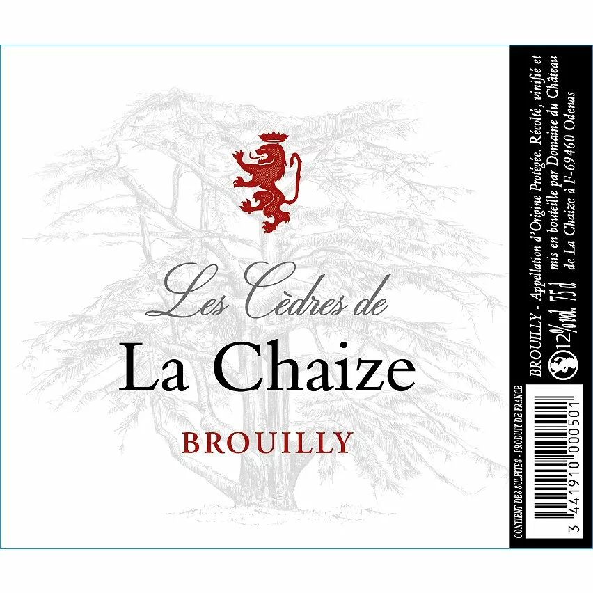 Remise ???? Les Cèdres de La Chaize, 2021 - Brouilly AOP - Rouge - 75 cl ???? 4 Remise ???? Les Cèdres de La Chaize, 2021 - Brouilly AOP - Rouge - 75 cl ???? – Image 2