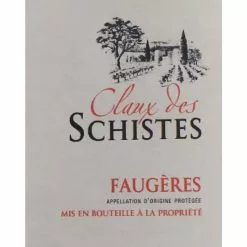 Acheter ❤️ Claux des Schistes, 2019 - Faugères AOP - Rouge - 75 cl ✨ 7 Acheter ❤️ Claux des Schistes, 2019 - Faugères AOP - Rouge - 75 cl ✨ -Vins Rouges Soldes 3466854109288 3