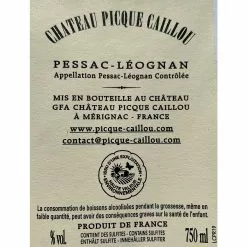 Les meilleures critiques de ???? Château Picque Caillou, 2020 - Pessac-Léognan AOP - Rouge - 0.75 L ???? 6 Les meilleures critiques de ???? Château Picque Caillou, 2020 - Pessac-Léognan AOP - Rouge - 0.75 L ???? -Vins Rouges Soldes 3495230220576 2