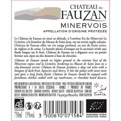 Meilleur prix ???? Château de Fauzan BIO, 2021 - Minervois AOP - Rouge - 75 cl ???? 5 Meilleur prix ???? Château de Fauzan BIO, 2021 - Minervois AOP - Rouge - 75 cl ???? -Vins Rouges Soldes 3500610071584 2