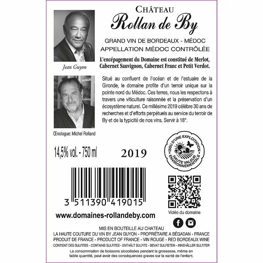 Tout neuf ⭐ Château Rollan de By, 2019 - Médoc AOP - Rouge - 75 cl ???? 4 Tout neuf ⭐ Château Rollan de By, 2019 - Médoc AOP - Rouge - 75 cl ???? – Image 2