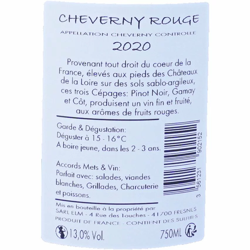Budget ???? Domaine Sauger Tradition, 2020 - Cheverny AOP - Rouge - 75 cl ???? 4 Budget ???? Domaine Sauger Tradition, 2020 - Cheverny AOP - Rouge - 75 cl ???? – Image 2