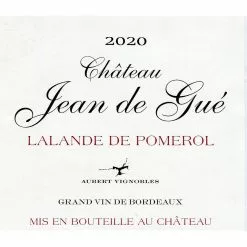 Acheter ???? Château Jean de Gué, 2020 - Lalande de Pomerol AOP - Rouge - 75 cl ???? 7 Acheter ???? Château Jean de Gué, 2020 - Lalande de Pomerol AOP - Rouge - 75 cl ???? -Vins Rouges Soldes 3573420520313 3