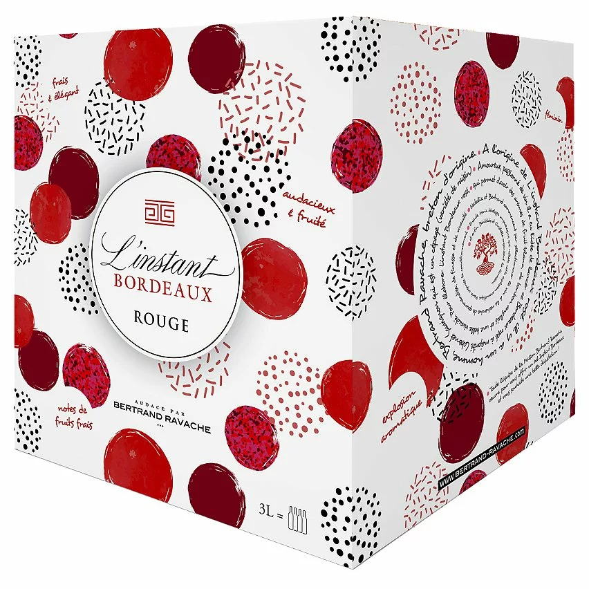 Budget ???? L'Instant - Bordeaux AOP - Rouge - Bag in Box, 300 cl ⭐ 3 Budget ???? L'Instant - Bordeaux AOP - Rouge - Bag in Box, 300 cl ⭐