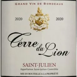 Remise ???? Terre du Lion, 2020 - Saint-Julien AOP - Rouge - 75 cl ???? 7 Remise ???? Terre du Lion, 2020 - Saint-Julien AOP - Rouge - 75 cl ???? -Vins Rouges Soldes 3663316014115 3