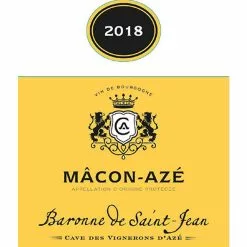 De gros ???? Baronne de Saint-Jean, 2021 - Mâcon-Azé AOP - Rouge - 75 cl ???? 11 De gros ???? Baronne de Saint-Jean, 2021 - Mâcon-Azé AOP - Rouge - 75 cl ???? -Vins Rouges Soldes 3700271980199 3