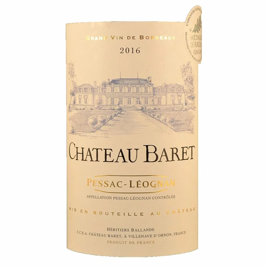 Nouveau ???? Château Baret, 2016 - Pessac-Léognan AOP - Rouge - 75 cl ???? 5 Nouveau ???? Château Baret, 2016 - Pessac-Léognan AOP - Rouge - 75 cl ???? – Image 3