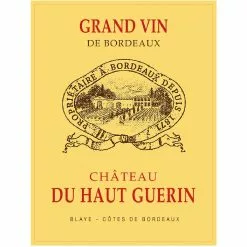 Bon marché ???? Château du Haut Guérin, 2019 - Côtes de Blaye AOP - Rouge - 75 cl ⌛ -Vins Rouges Soldes 3700387097002 3