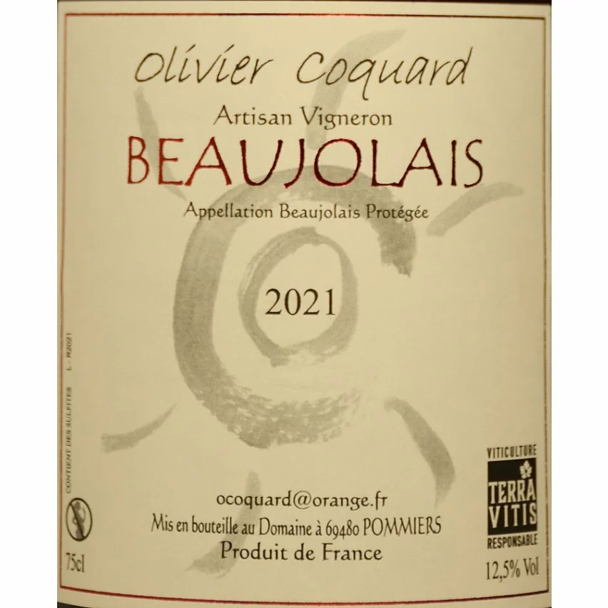Coupon ???? Olivier Coquard, 2020 - Beaujolais AOP - Rouge - 75 cl ⭐ 5 Coupon ???? Olivier Coquard, 2020 - Beaujolais AOP - Rouge - 75 cl ⭐ – Image 3