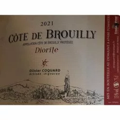 Tout neuf ???? Olivier Coquard Diorite, 2021 - Côte de Brouilly AOP - Rouge - 75 cl ???? 7 Tout neuf ???? Olivier Coquard Diorite, 2021 - Côte de Brouilly AOP - Rouge - 75 cl ???? -Vins Rouges Soldes 3700558806921 3