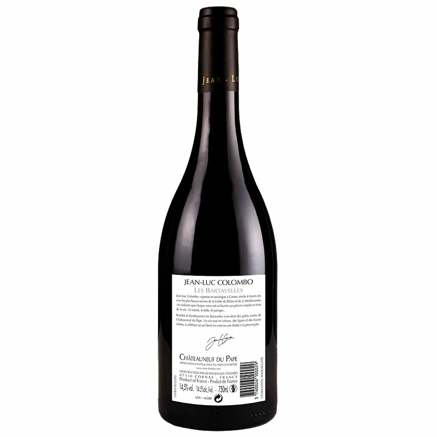 Vente flash ???? Jean-Luc Colombo Les Bartavelles BIO, 2019 - Châteauneuf-du-Pape AOC - Rouge - 75 cl ???? 4 Vente flash ???? Jean-Luc Colombo Les Bartavelles BIO, 2019 - Châteauneuf-du-Pape AOC - Rouge - 75 cl ???? – Image 2