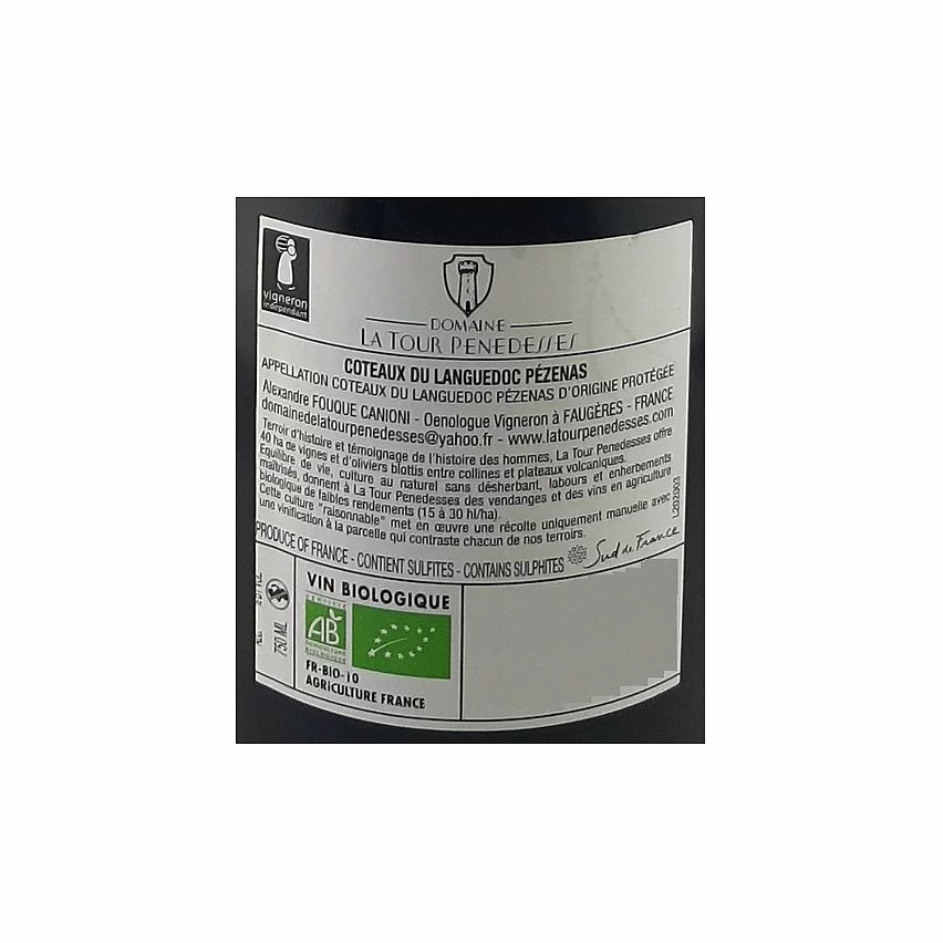 Sortie ✨ Domaine La Tour Penedesses Terres de Lave BIO, 2021 - Languedoc Pézenas AOP - Rouge - 75 cl ???? 4 Sortie ✨ Domaine La Tour Penedesses Terres de Lave BIO, 2021 - Languedoc Pézenas AOP - Rouge - 75 cl ???? – Image 2
