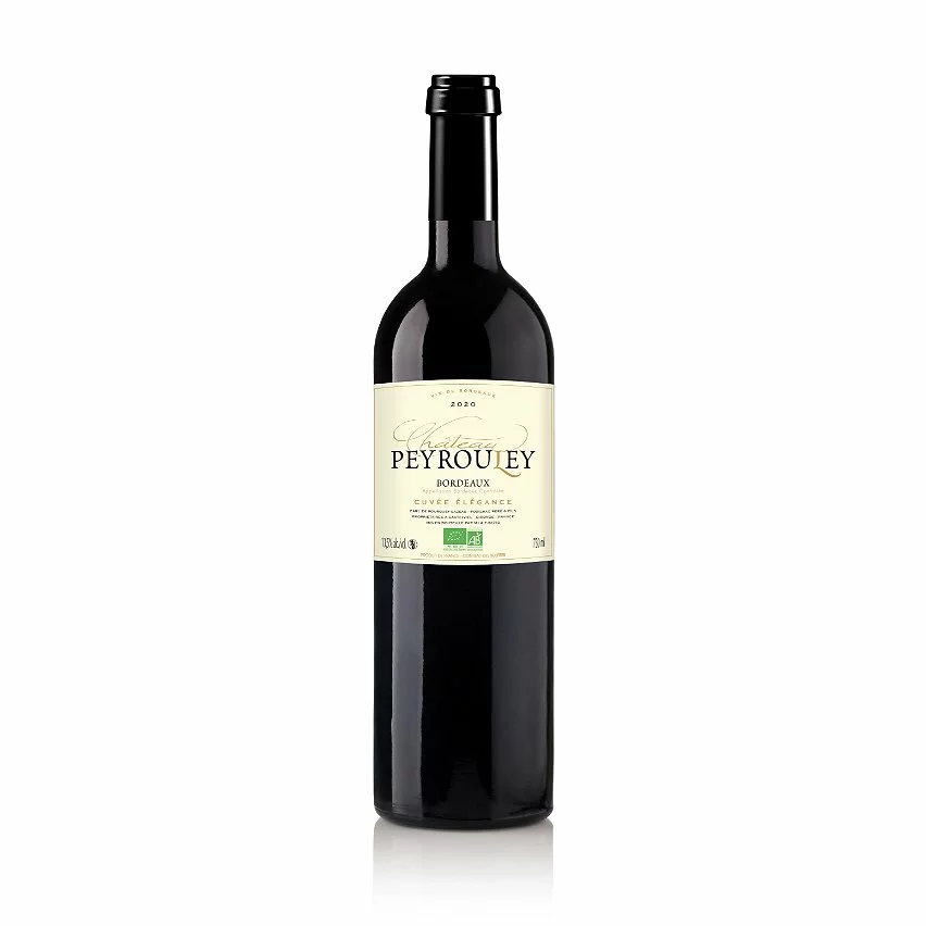 Le moins cher ???? Château Peyrouley Cuvée Elégance BIO, 2020 - Bordeaux AOC - Rouge - 75 cl ❤️ 3 Le moins cher ???? Château Peyrouley Cuvée Elégance BIO, 2020 - Bordeaux AOC - Rouge - 75 cl ❤️