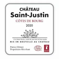 Top 10 ✔️ Château Saint-Justin, 2020 - Côtes de Bourg AOP - Rouge - 75 cl ???? 7 Top 10 ✔️ Château Saint-Justin, 2020 - Côtes de Bourg AOP - Rouge - 75 cl ???? -Vins Rouges Soldes 3760062592833 3