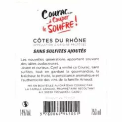 Meilleure vente ???? Château Courac A Couper Le Soufre !, 2021 - Côtes du Rhône AOP - Rouge - 75 cl ???? 6 Meilleure vente ???? Château Courac A Couper Le Soufre !, 2021 - Côtes du Rhône AOP - Rouge - 75 cl ???? -Vins Rouges Soldes 3760062941051 2