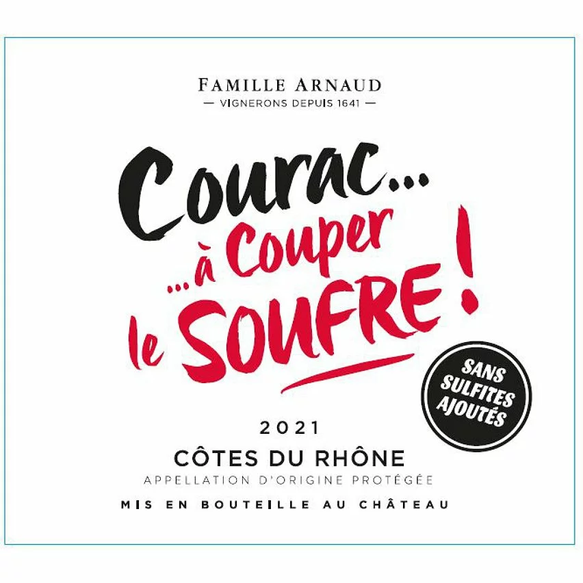 Meilleure vente ???? Château Courac A Couper Le Soufre !, 2021 - Côtes du Rhône AOP - Rouge - 75 cl ???? 5 Meilleure vente ???? Château Courac A Couper Le Soufre !, 2021 - Côtes du Rhône AOP - Rouge - 75 cl ???? – Image 3